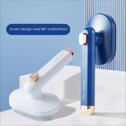 Effektiv & skonsam kattborste med självrengörande funktion