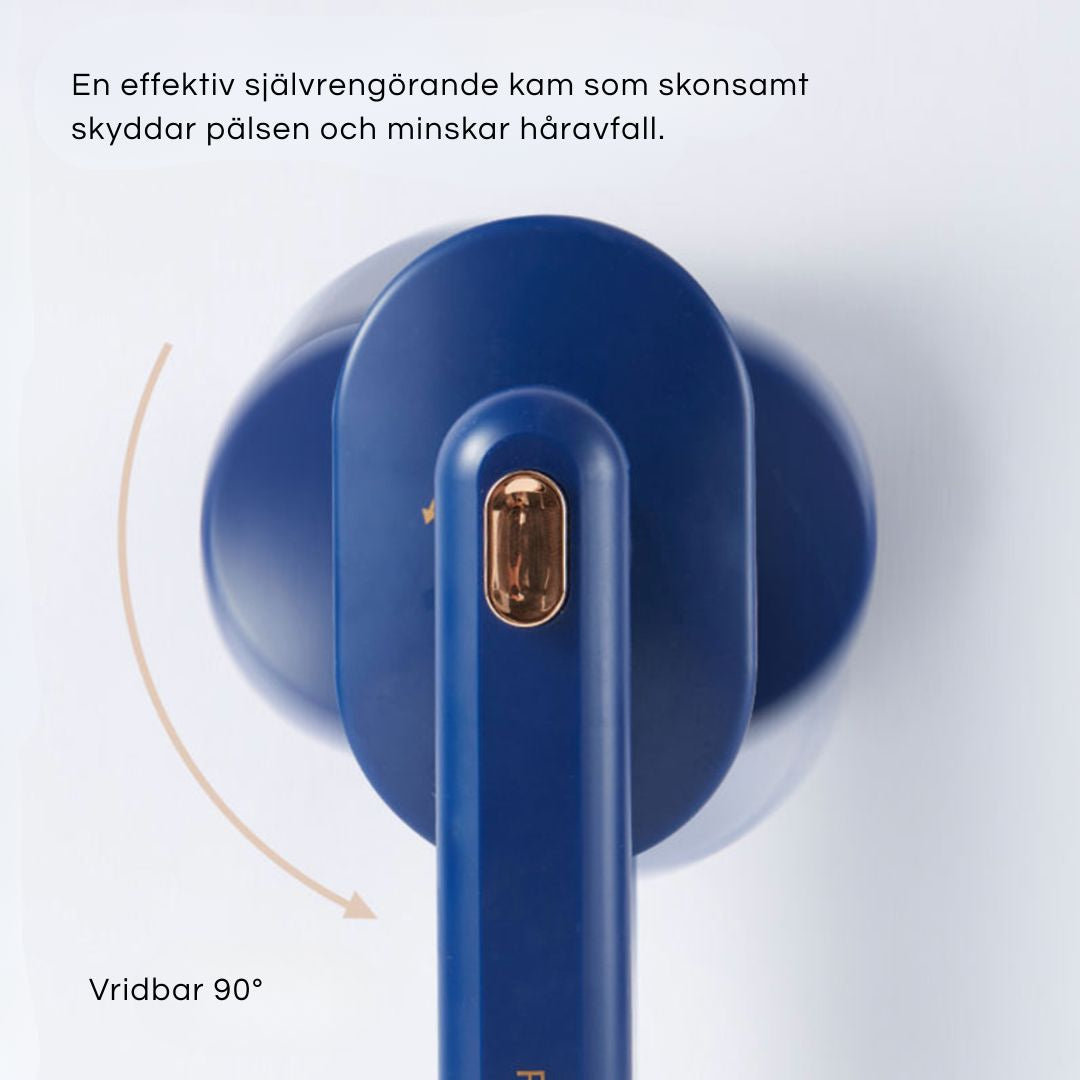 Effektiv & skonsam kattborste med självrengörande funktion